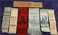 1800s ribbons, Wayne Co. 1904 S.S.C. Greensfork