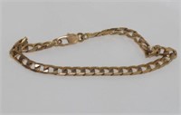 9ct yellow gold bracelet