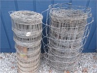 2 rolls of heavy gauge woven wire (3.5ft tall)
