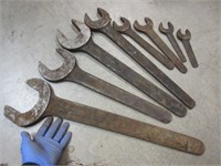 large heavy duty old wrenches (armstrong-others)