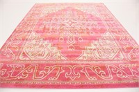 8x10 Aria Pink Area Rug