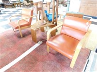 2 BENTWOOD LOUNGE CHAIRS