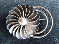 GEORG JENSEN ART NOUVEAU FLOWER BROOCH