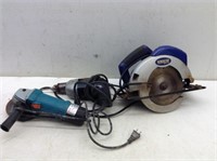 Lot of (3) Corded Power Tools  All Working