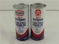 2 Texaco Outboard Two-Cycle Engine Oil - Full
