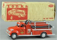 TONKA #5 FIRE LADDER TRUCK W/ HYDRANT