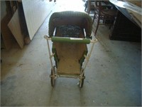 Antique baby stroller