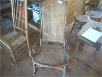 Antique rocker (caned)