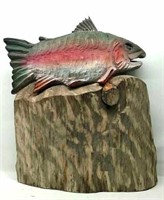 Decorative Wood Fish Chainsaw Carving