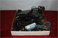 Large Flat box of CB cords & one CB
