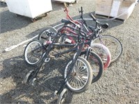 Bicycles (QTY 4) w/ Hand Cart