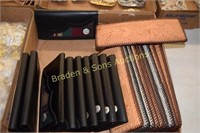 GROUP OF 10 NEW LEATHER CHECKBOOK HOLDERS