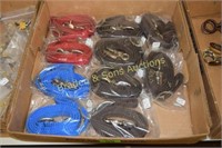 GROUP OF 10 NEW NYLON HORSE LEADS