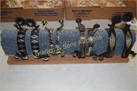 GROUP OF 4 CONTEMPORAQRY WESTERN SPURS