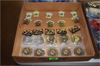 GROUP OF 25 NEW MILITARY PINS AND MEDALLIONS