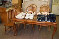 CONTEMPORARY DINING TABLE WITH 6 CHAIRS