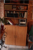Wood Bookshelf & Cabinet