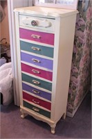 Narrow 5 Drawer Chest of Drawers