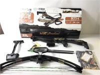 Barnett 315FPS compound bow. One string is a