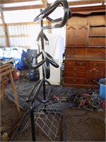 3 tier metal saddle rack