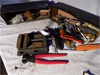 Box Cutters, nippers, vise