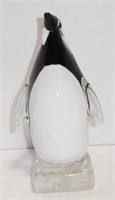 Lot #115 Art glass Emperor Penguin 10”