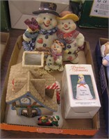 The Whole Frosty Family Decoration Lot