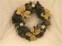 20" Shiny Christmas Wreath