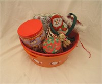 Christmas Tins & Candy Bowls