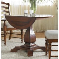 Round Drop Leaf P Table w/2-10in Leaves