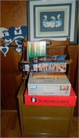 Country Geese Decor, Games, Mag Rack & Side Table
