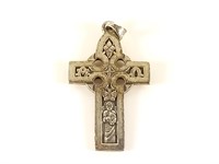 JAMES AVERY STERLING SILVER LARGE CELTIC CROSS