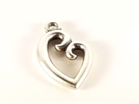 JAMES AVERY STERLING SILVER HEART CHARM