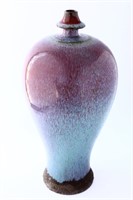Large Chinese Junyao Glazed Vase,