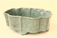 Chinese Celadon Crackle Glaze Censer,