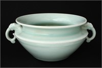 Chinese Pale Celadon Jardinere,