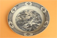 Swatow Ming Dynasty Blue and White Charger,
