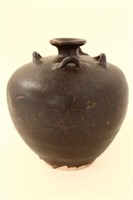 Early Chinese Brown Glazed Vase,