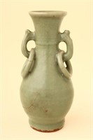 Chinese Early Ming Dynasty Twin Handled Vase,