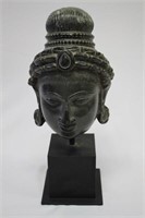 Good 12th/13th Century Rajasthan Black Stone Head