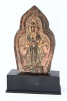 Tibetan Pottery Steel of  Avalokiteshvara,