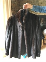 Black Mink Fur Coat by Mr. J