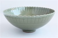 Large Celadon Pottery Bowl,