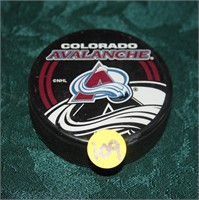 Colorado Avalanche Hockey Puck