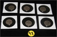 Nickels Coin Lot (6)