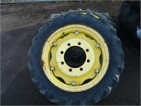 8.3-24 Tires/ Wheels for a John Deere Tractor