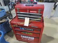 2pc Craftsman Tool Box with misc contents