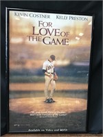 "For the love of the game" movie poster