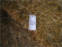 PILE OF BEDDING BALES IN HAY MOW OF BARN