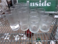 16 DRINKING GLASSES